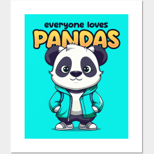 Everyone Loves Pandas Posters and Art